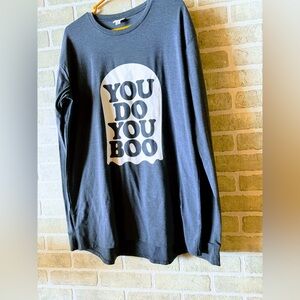LuLaRoe Charcoal Long Sleeve Top